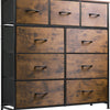 Dresser Closet, Fabric Storage for Bedroom Organizer Unit with Fabric Bins Drawer