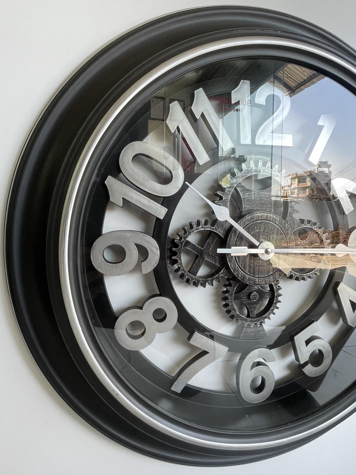 🕰️ Stylish Gear Design Wall Watch 🕰️