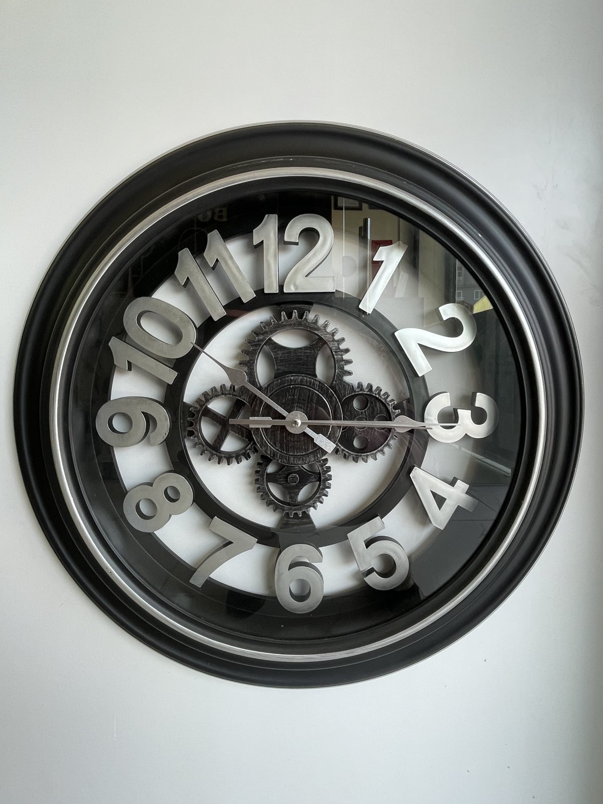 🕰️ Stylish Gear Design Wall Watch 🕰️