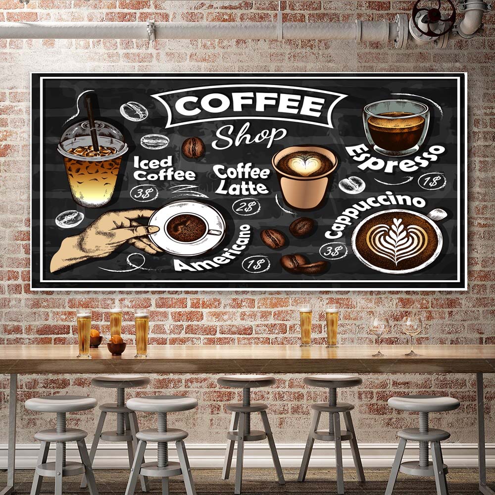 ☕ Cafe Canvas Wall ☕