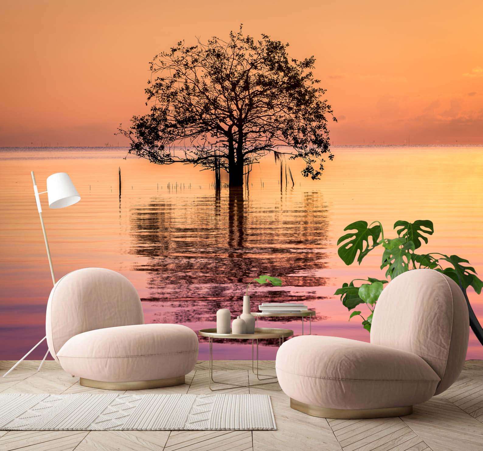 🌳 Bring Nature into Your Space with Tree Wall Mural! 🌿