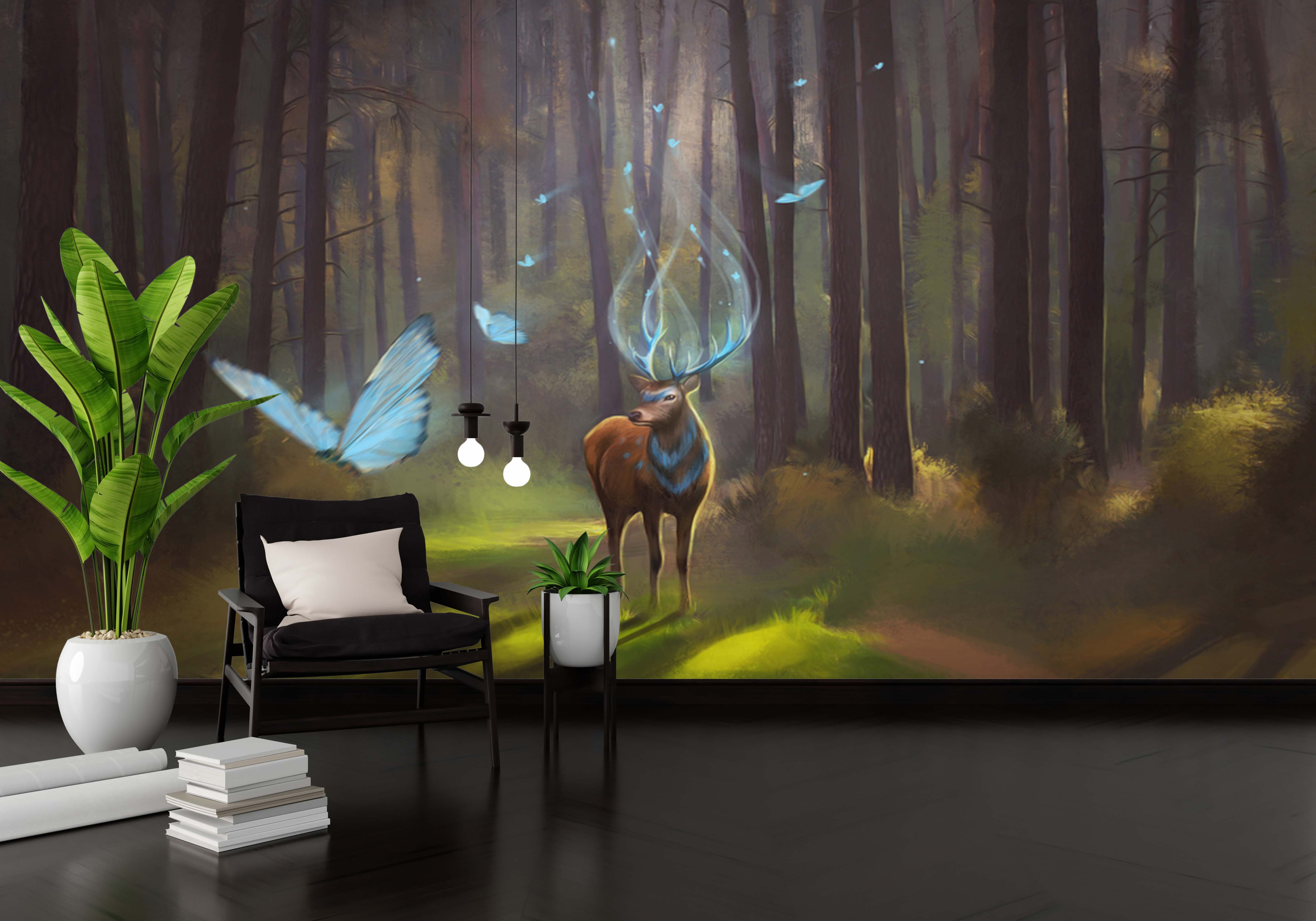 🦁 Bring Nature to Your Walls with Animal Wall Mural 🐘