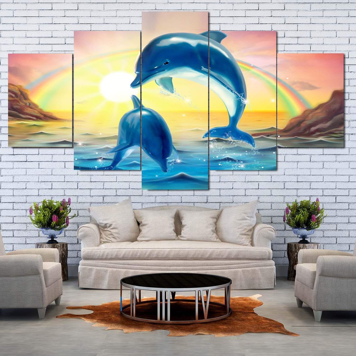 🐠 5 Panel Fish Canvas