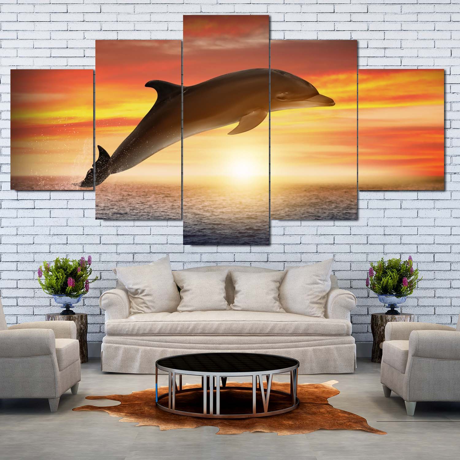 🐠 5 Panel Fish Canvas