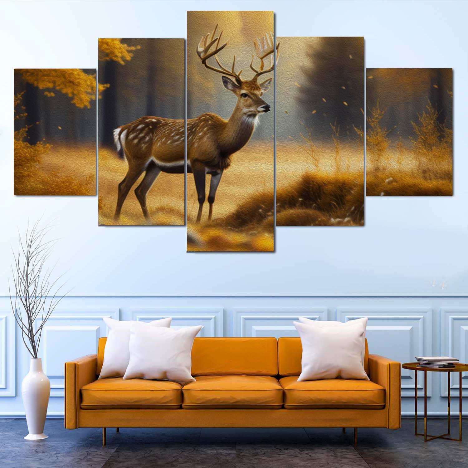 🐾 Animal 5-Panel Canvas 🌿