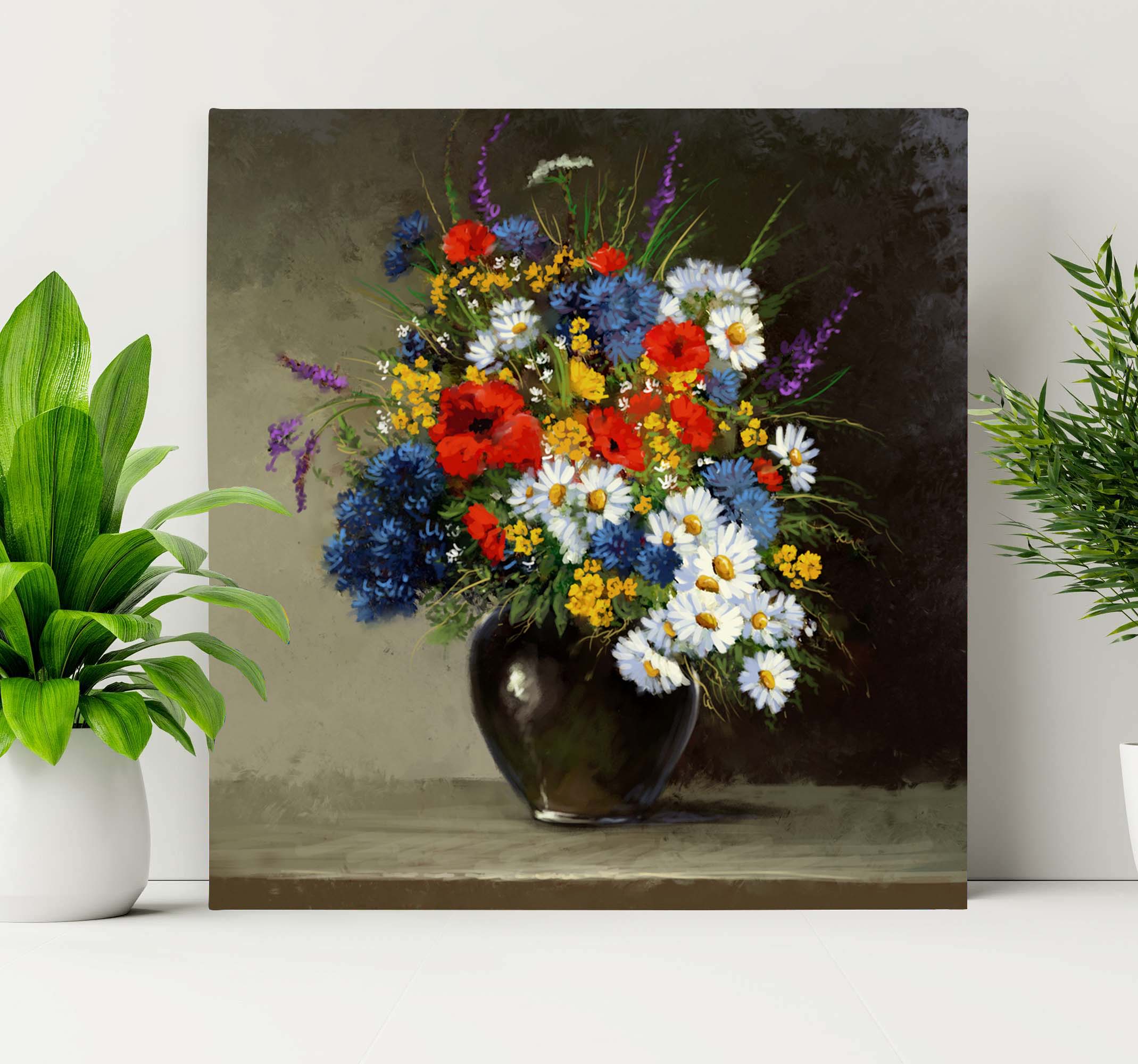 Flower Single Panel Canvas – Add Natural Beauty to Your Walls 🌸