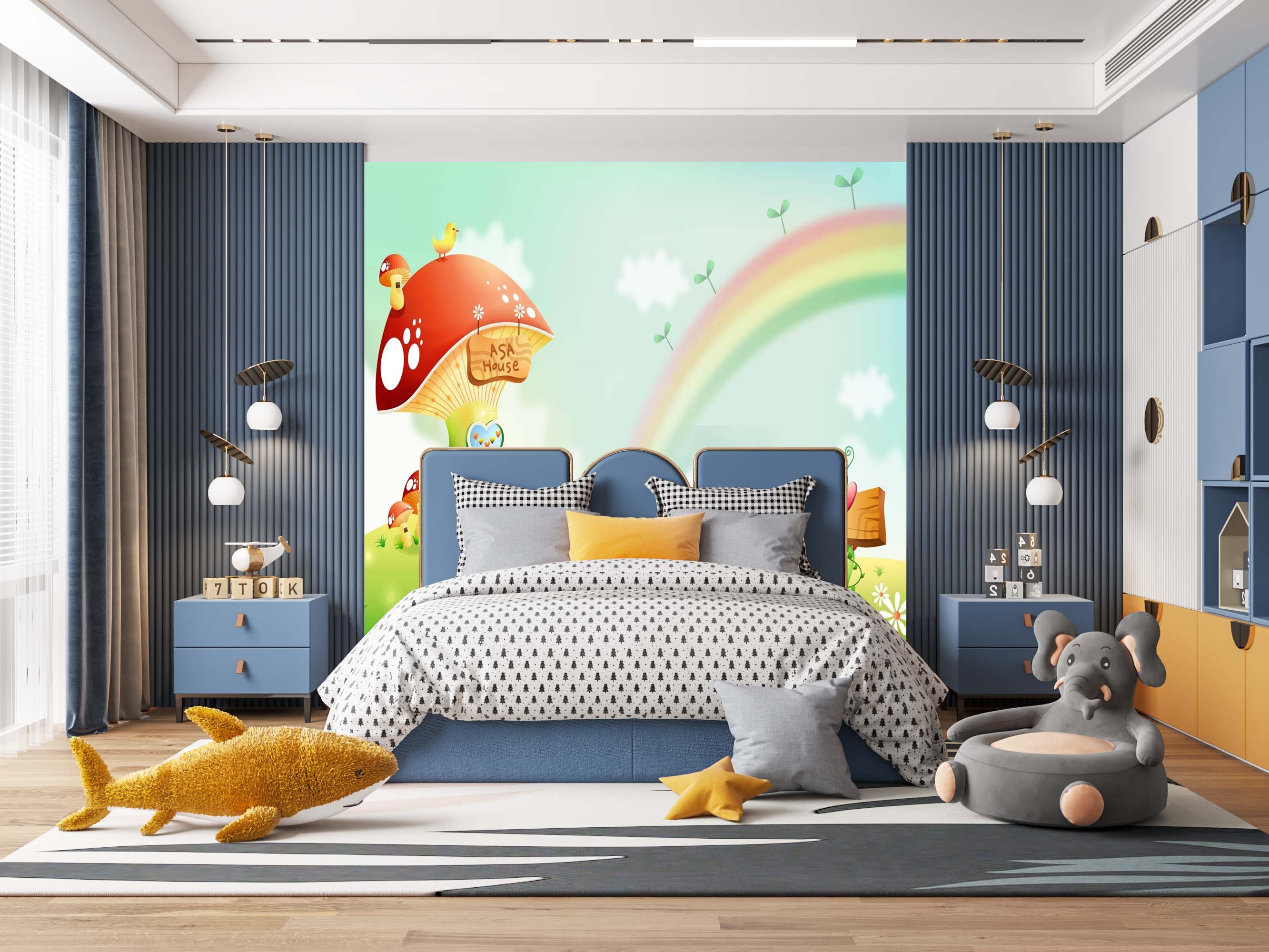 🎨 Kids Room Wall Mural – Make Every Wall Magical🧸✨