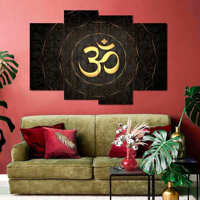 Symboling OM Canvas Wall Decor