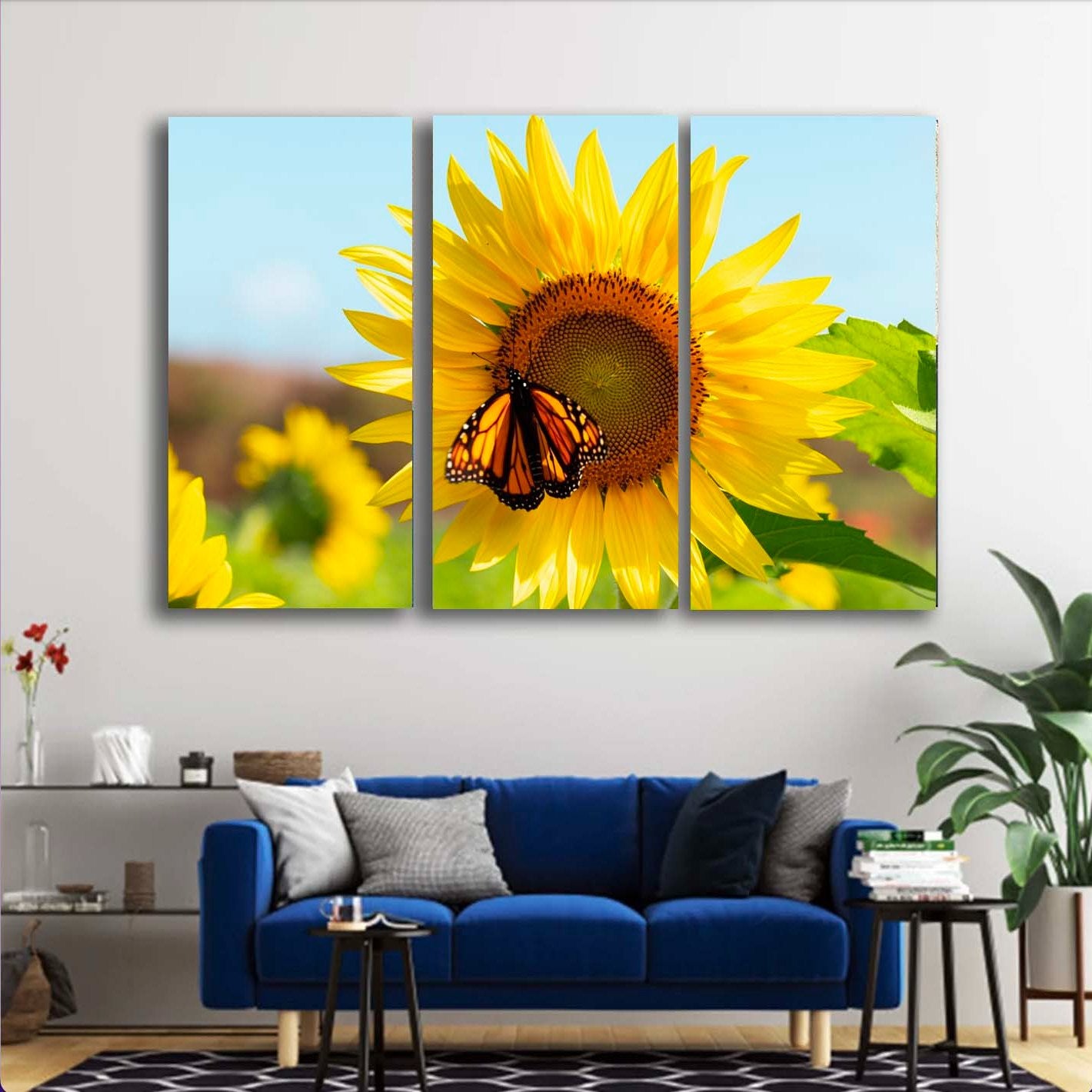 Flower Blossom Canvas For Wall Decor