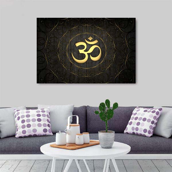 Symboling OM Canvas Wall Decor