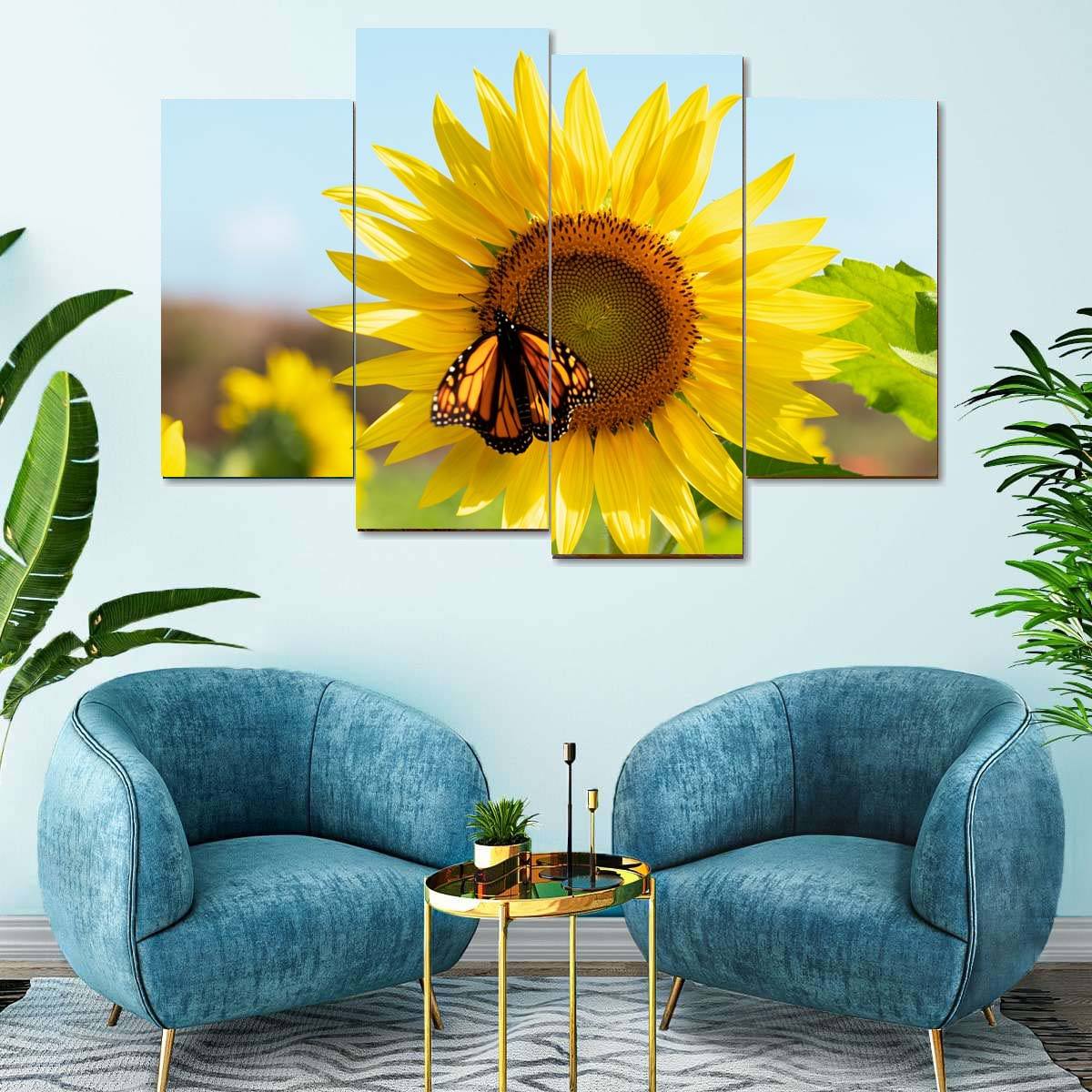 Flower Blossom Canvas For Wall Decor
