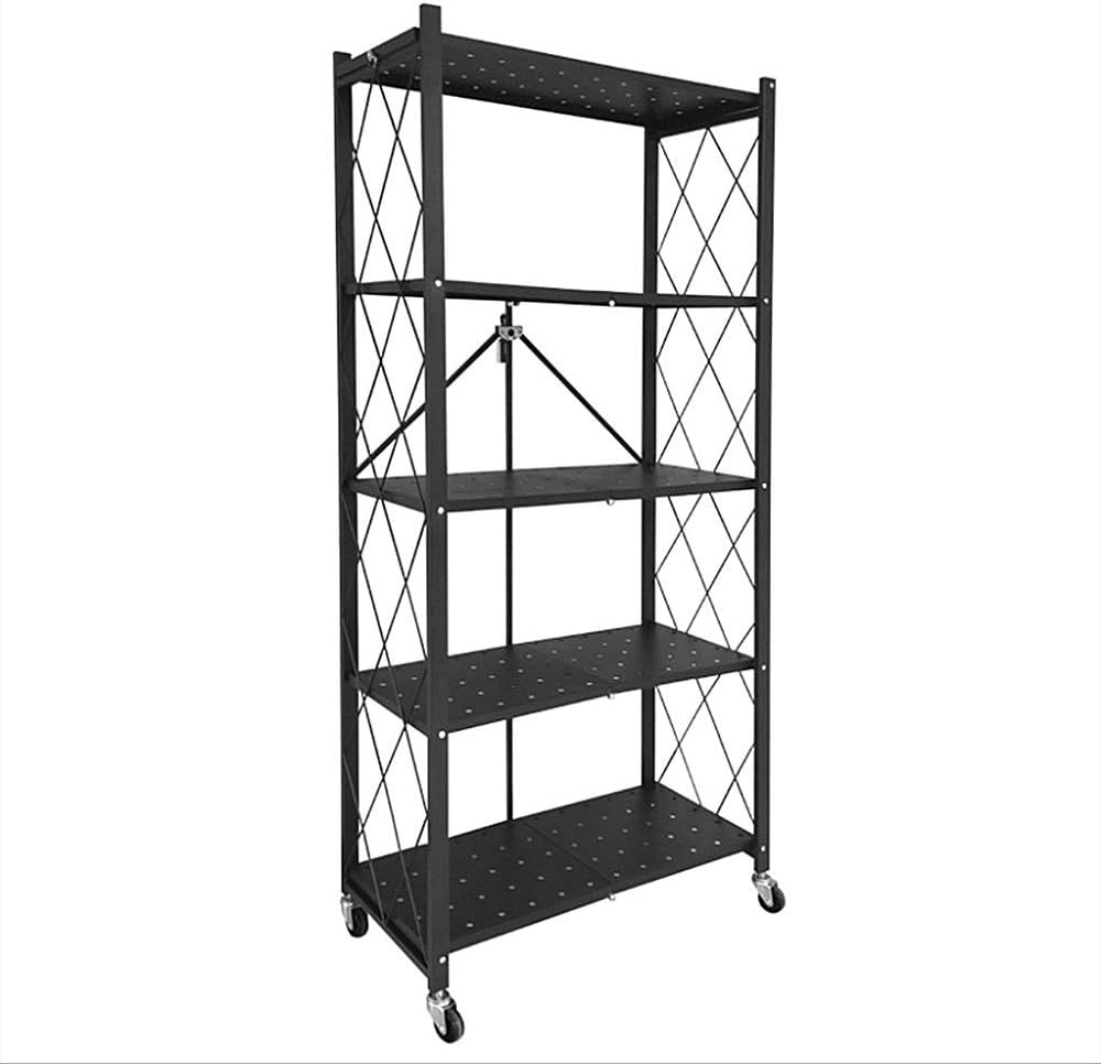 Portable 5-Layer Foldable Rack- Perfect for Kitchen,Room and shop Ideal For Small rooms