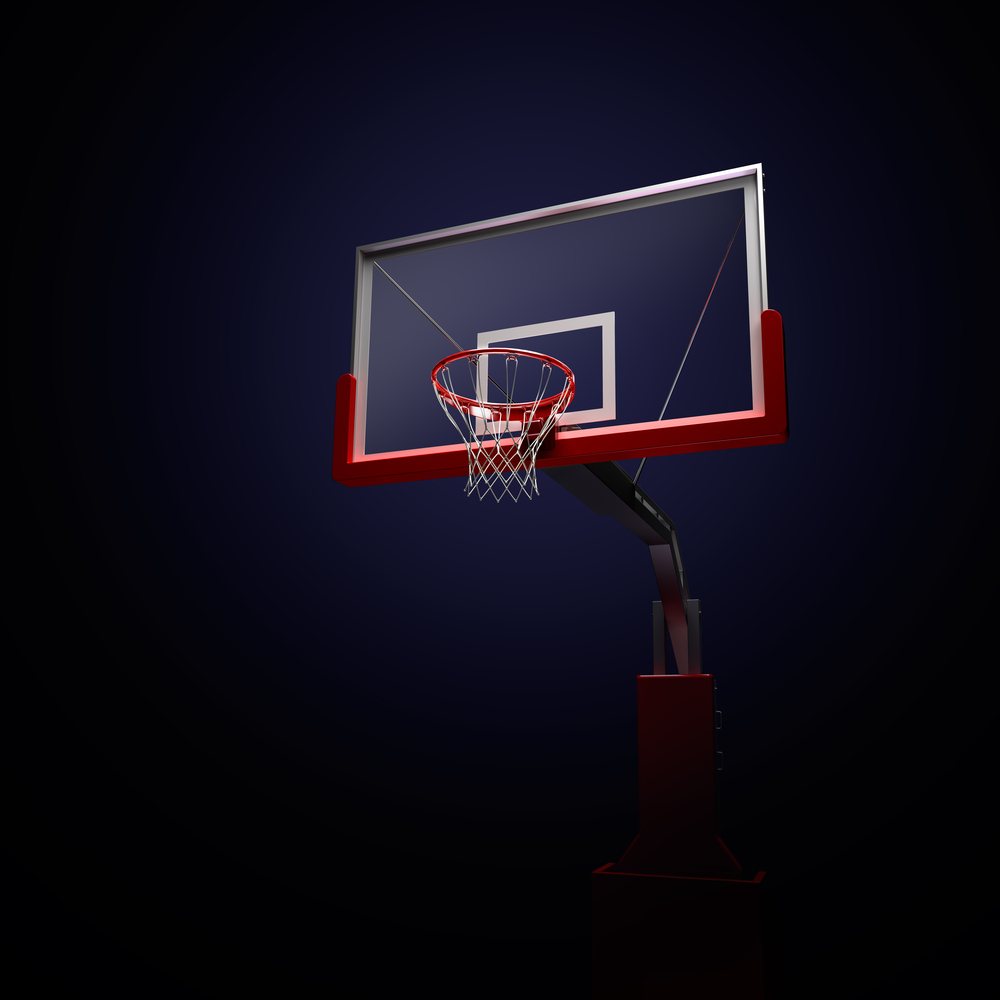High-Performance Basketball Backboard with Tempered Glass