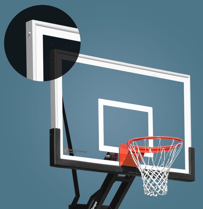 High-Performance Basketball Backboard with Tempered Glass