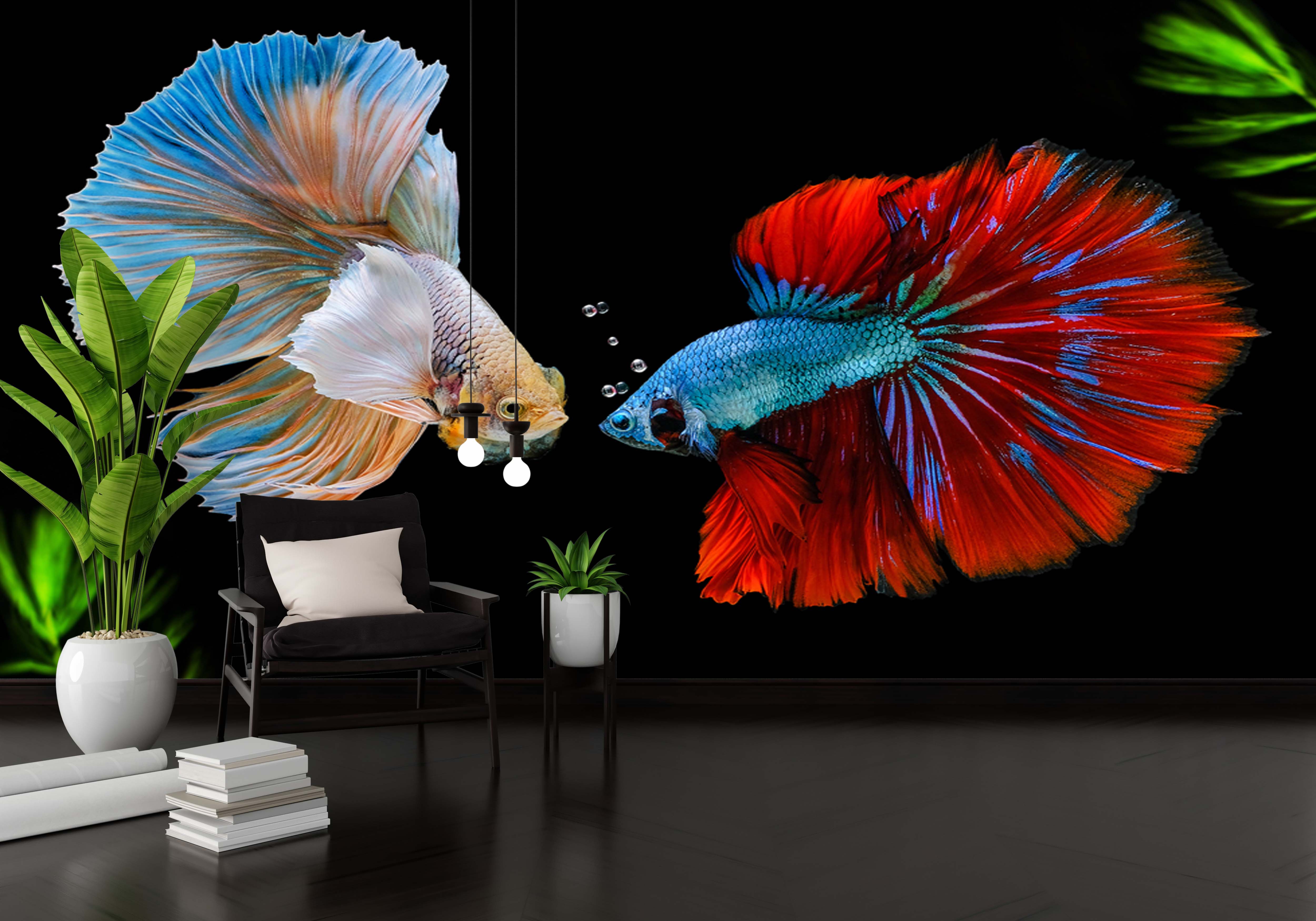 Bring Life and Freshness to your Walls with our Fish Wall Mural