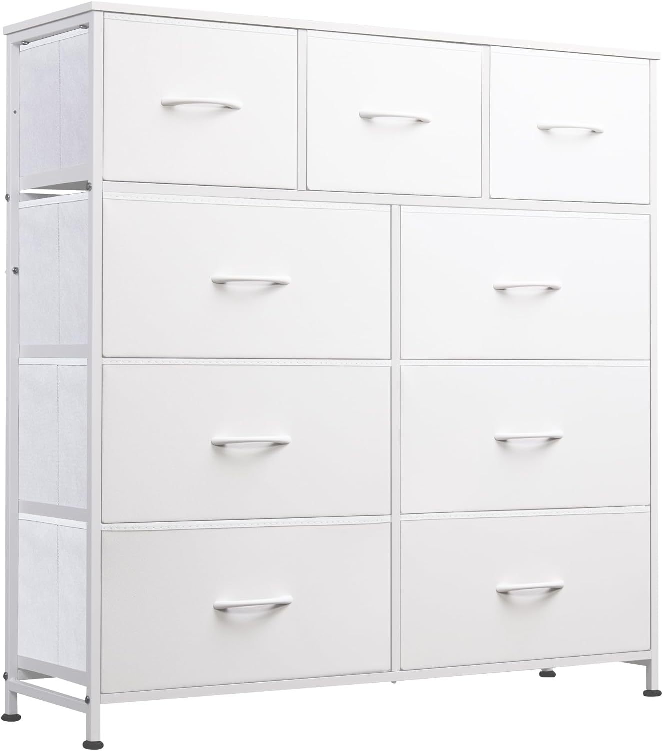 Dresser Closet, Fabric Storage for Bedroom Organizer Unit with Fabric Bins Drawer