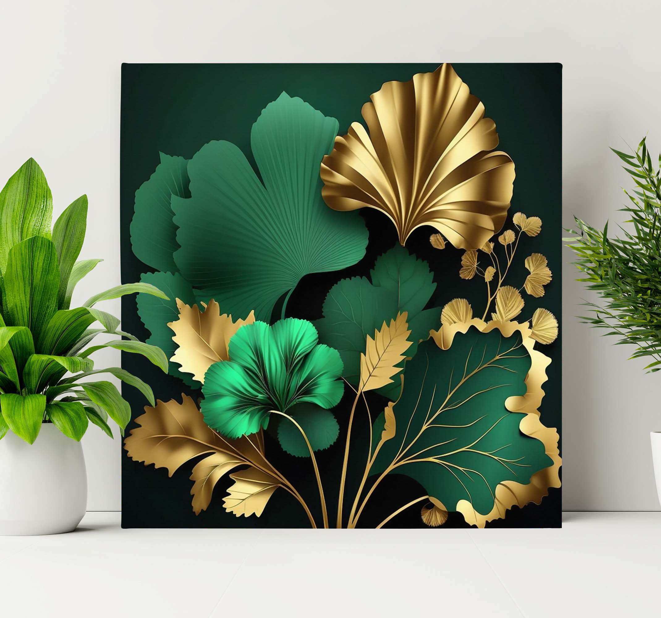 🌸 Single Panel Flower Canvas