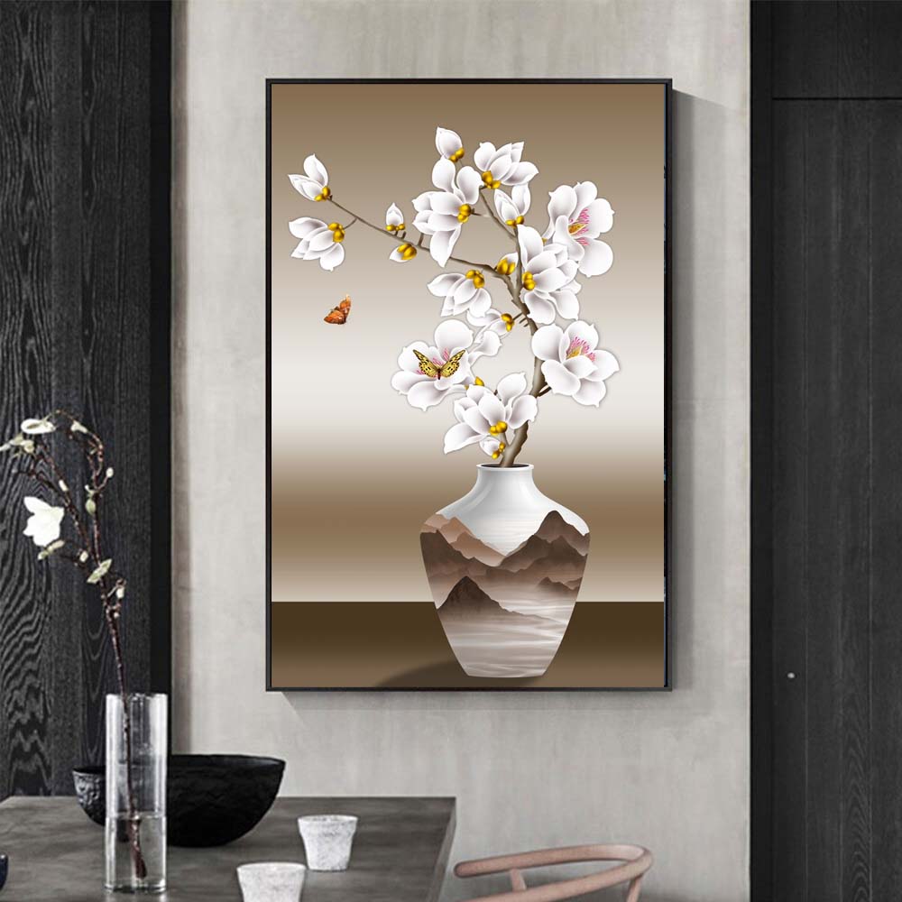 Flower Single Panel Canvas – Add Natural Beauty to Your Walls 🌸
