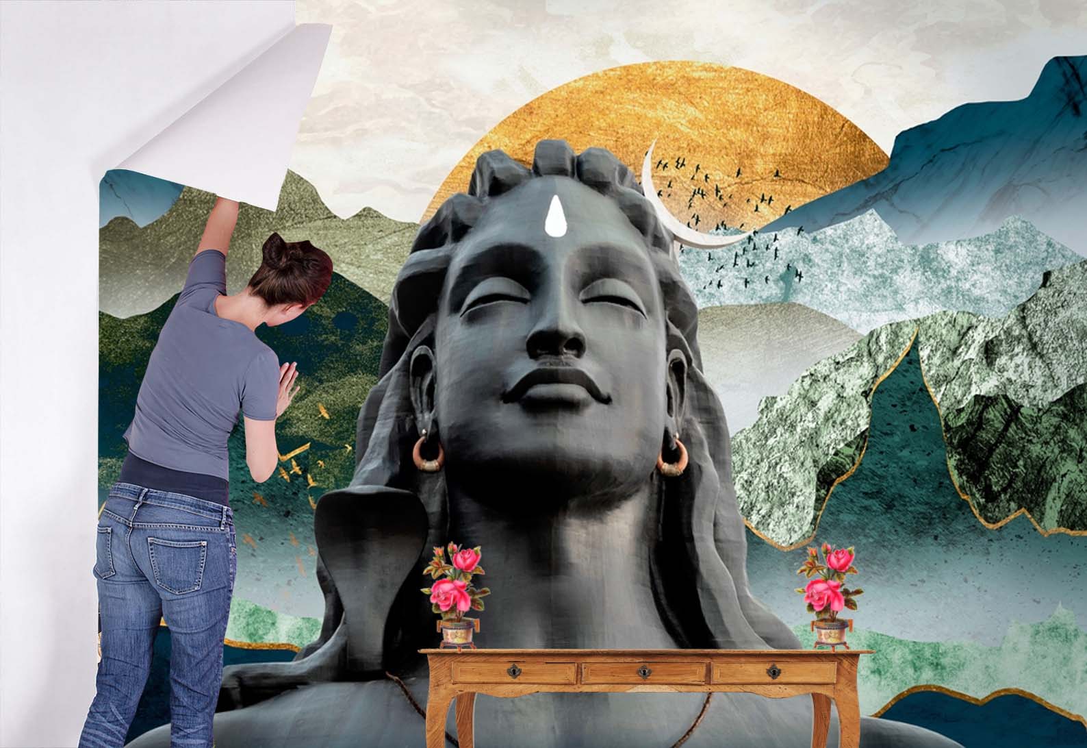 Bring peace, power, and positivity into your space with this beautiful Mahadev
