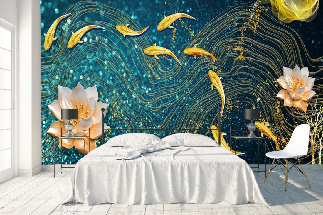 Bring Life and Freshness to your Walls with our Fish Wall Mural