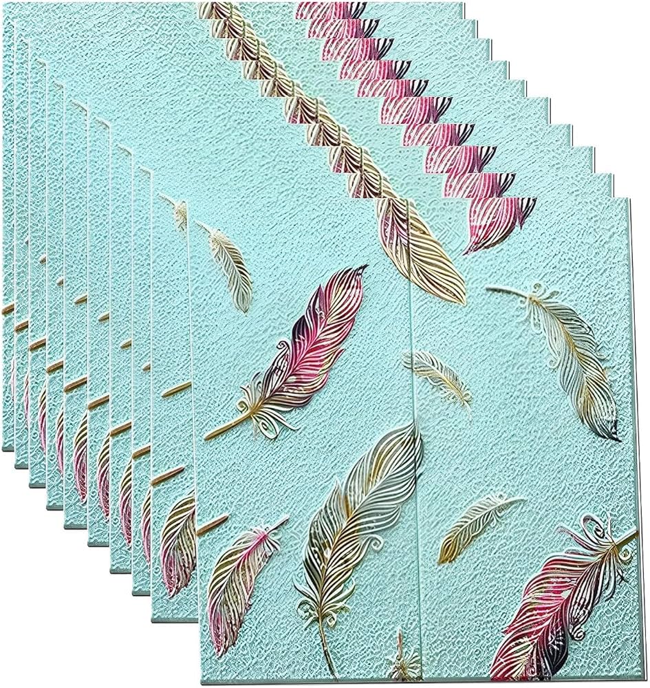 Soft, stylish feather patterns give your walls a modern and luxurious touch.💥 Size 70 CM X 70 CM