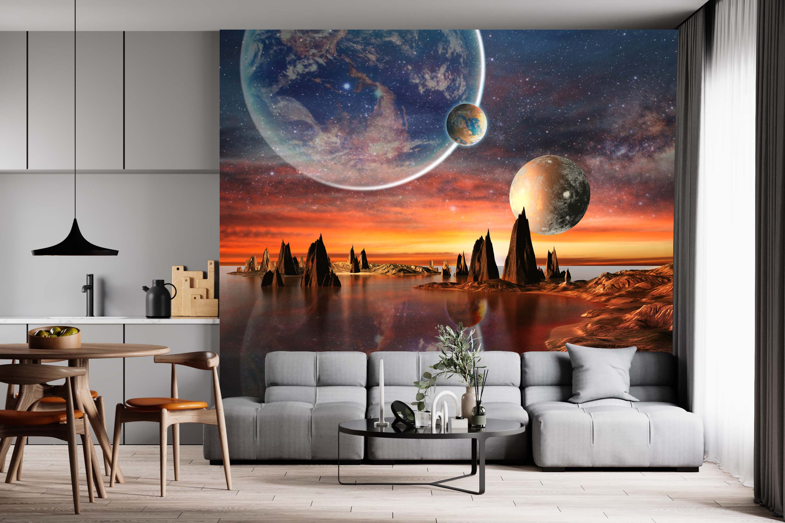 Stunning Cosmic Wall Mural.