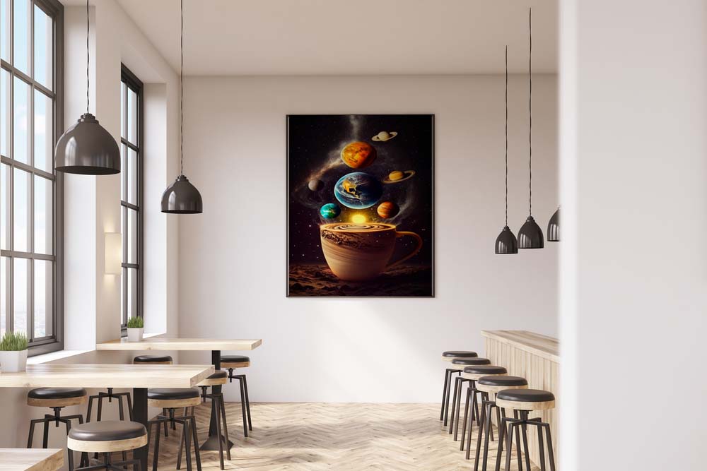 ☕ Cafe Canvas Wall ☕