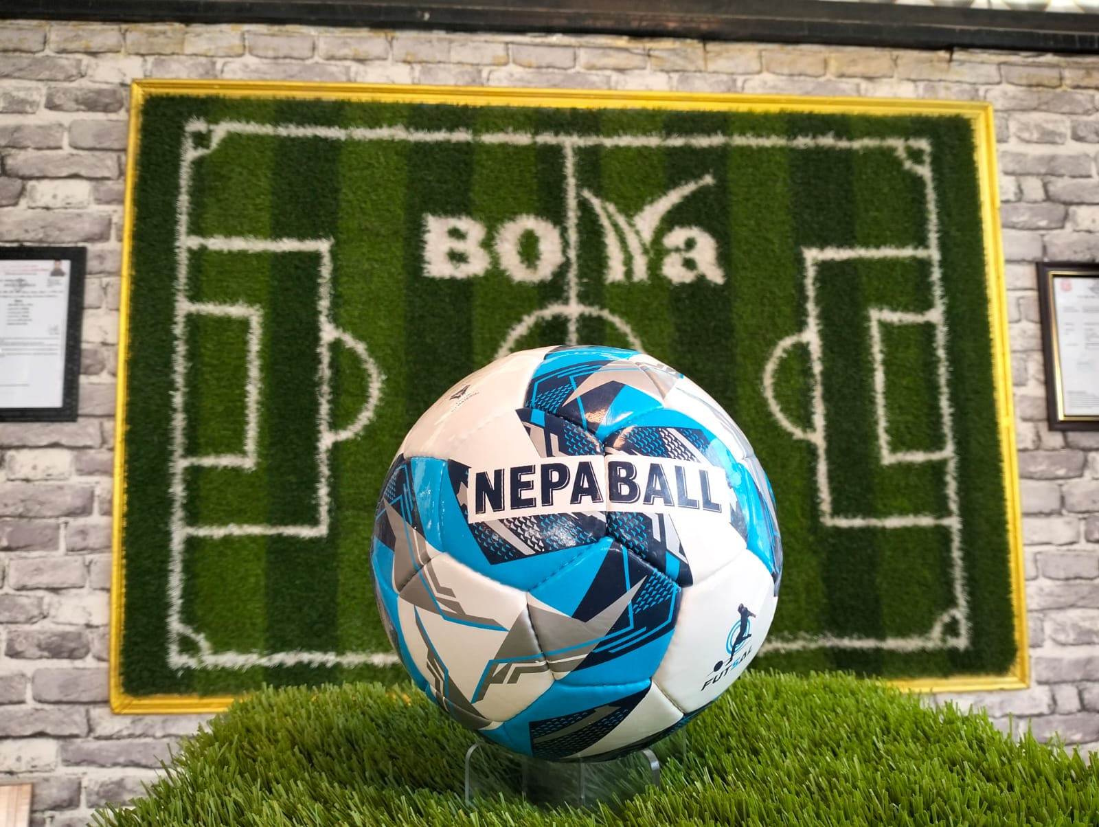“Play with Power – Nepa Ball” ⚽ High-Quality Material – Durable and long-lasting