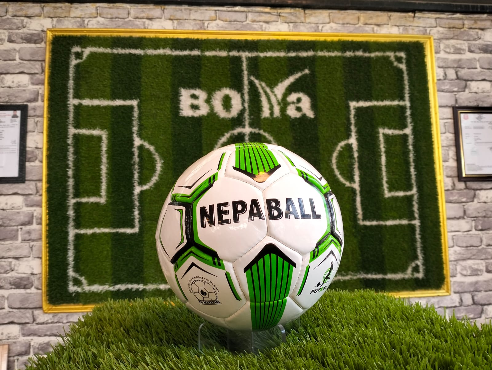“Play with Power – Nepa Ball” ⚽ High-Quality Material – Durable and long-lasting