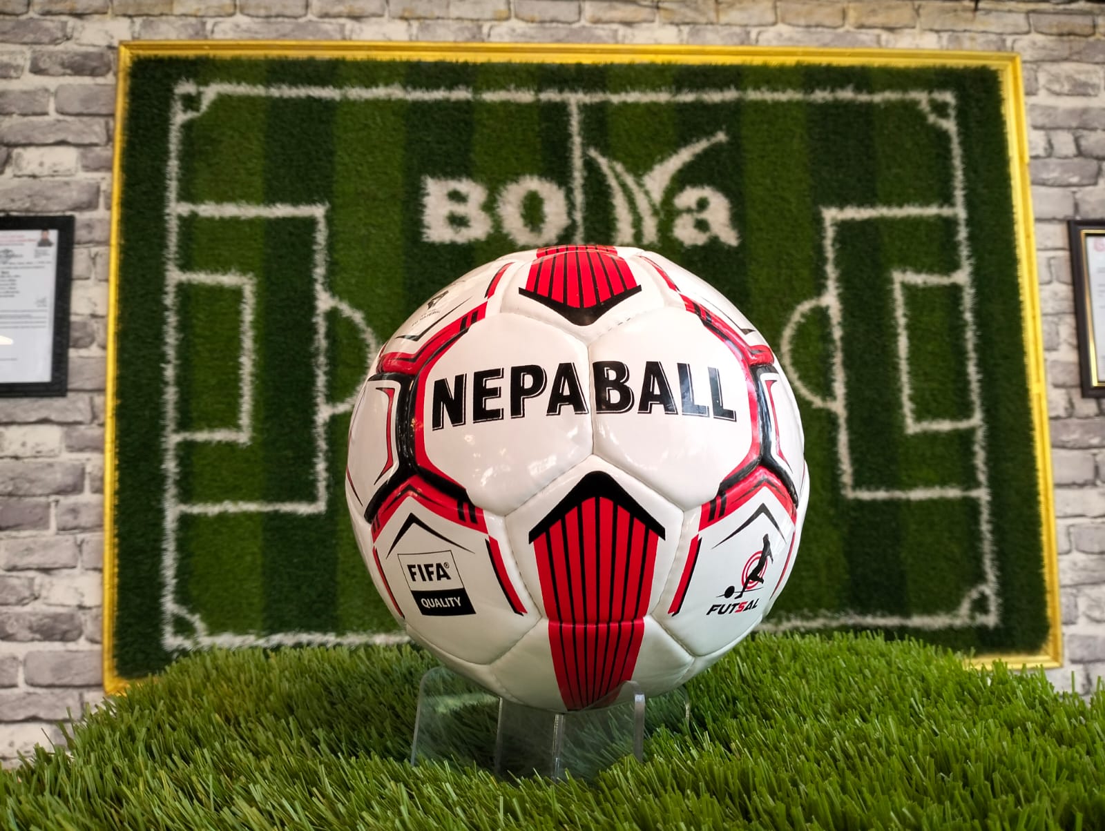 “Play with Power – Nepa Ball” ⚽ High-Quality Material – Durable and long-lasting