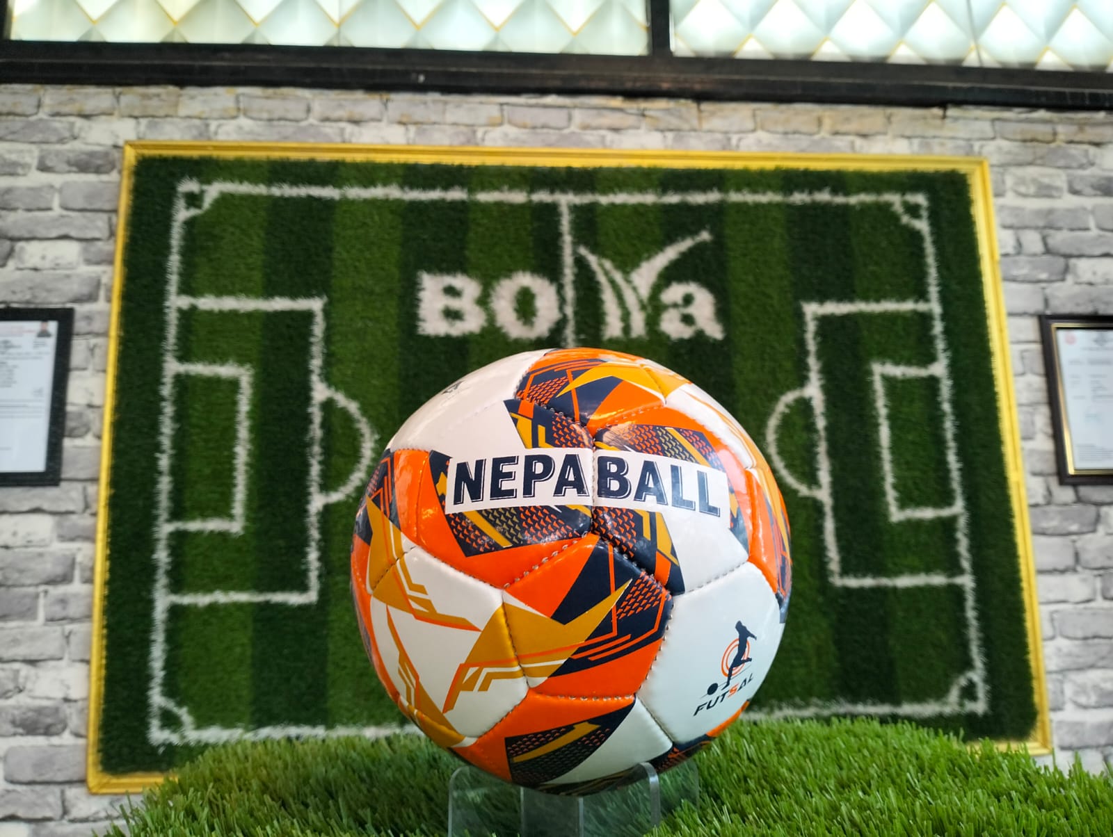“Play with Power – Nepa Ball” ⚽ High-Quality Material – Durable and long-lasting