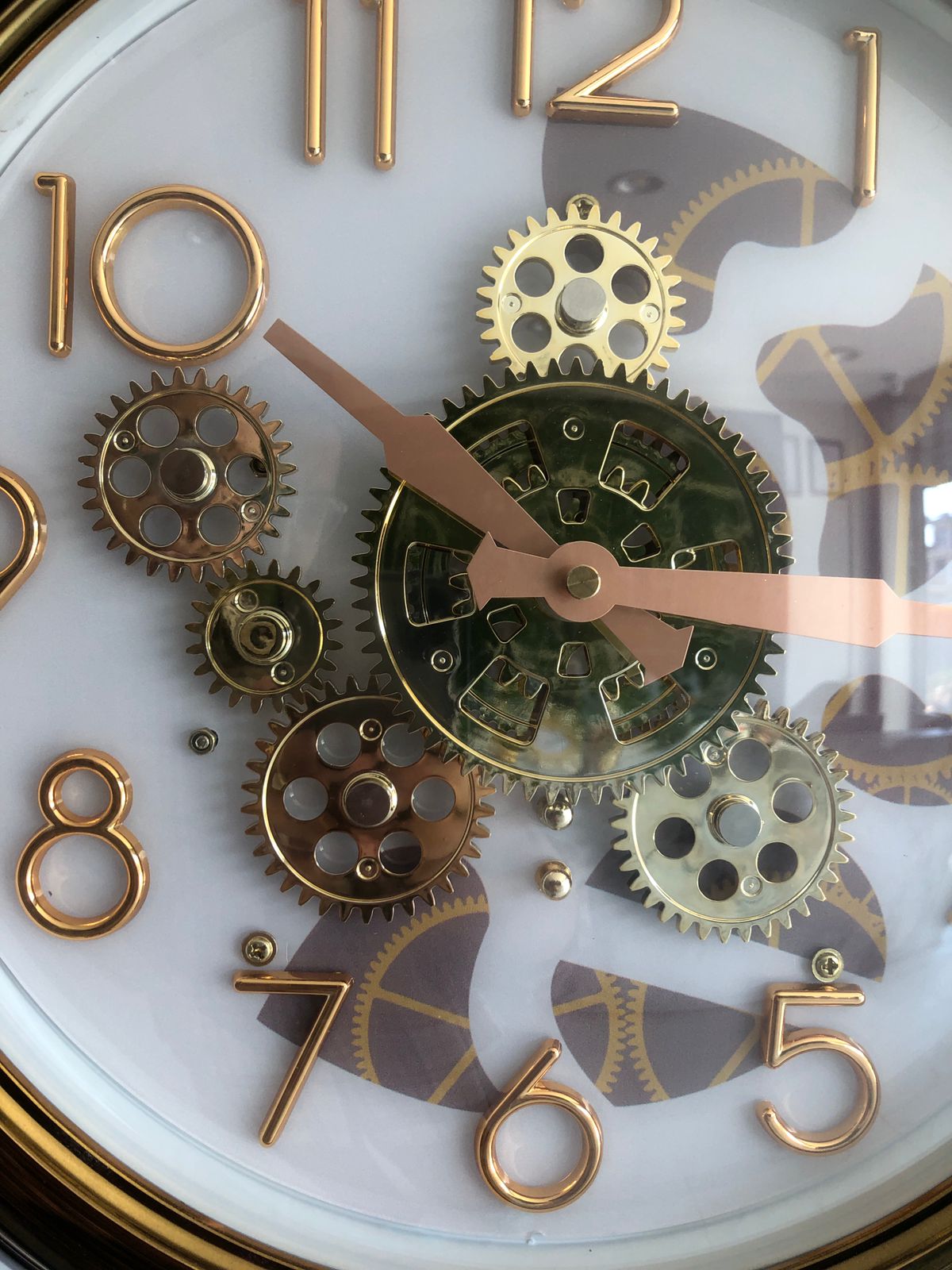 Ship Handle Like Unique Design Wall Clock Decor