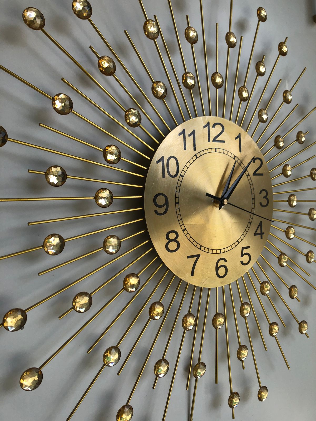 Sparkling Crystal Accent Wall Clock