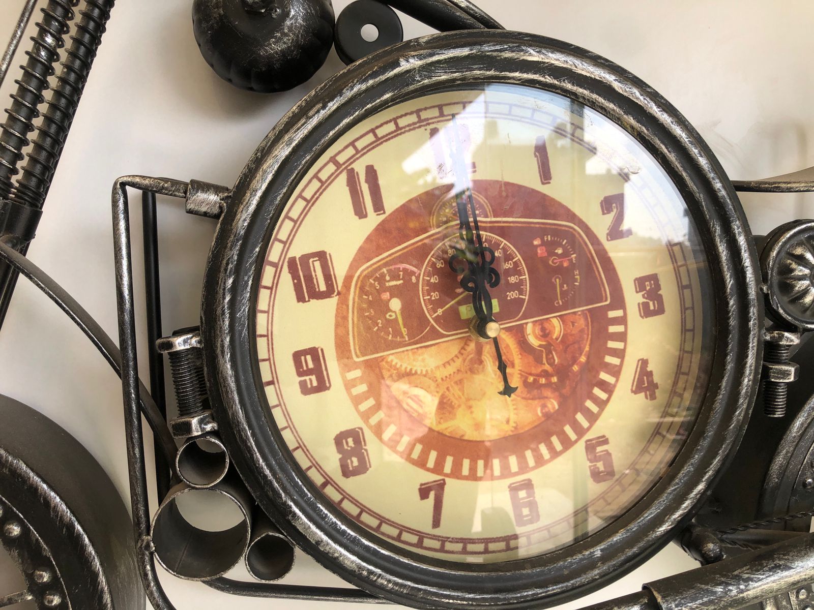 Vintage Bike Wall Clock A Perfect Blend of Time & Style