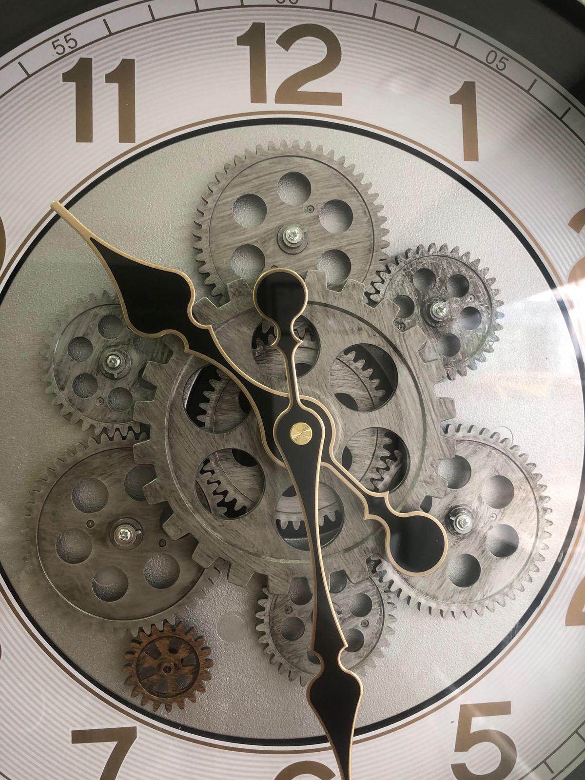 Modern Industrial Looking Wall Clock