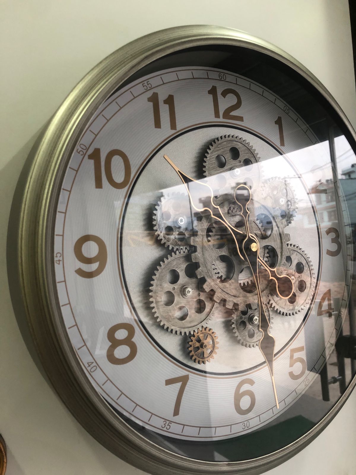 Modern Industrial Looking Wall Clock