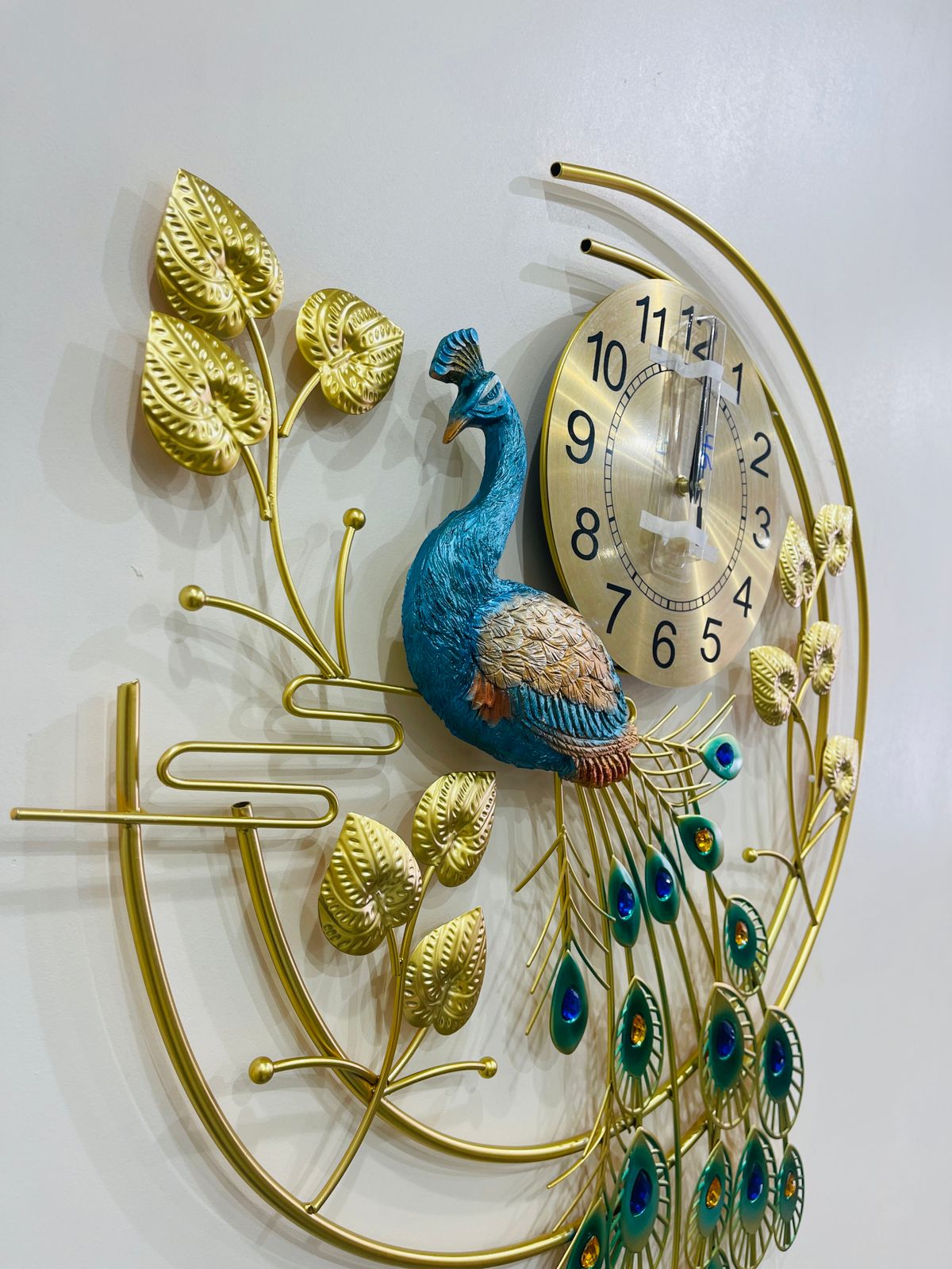 Elegant Peacock Wall Clock 🦚✨