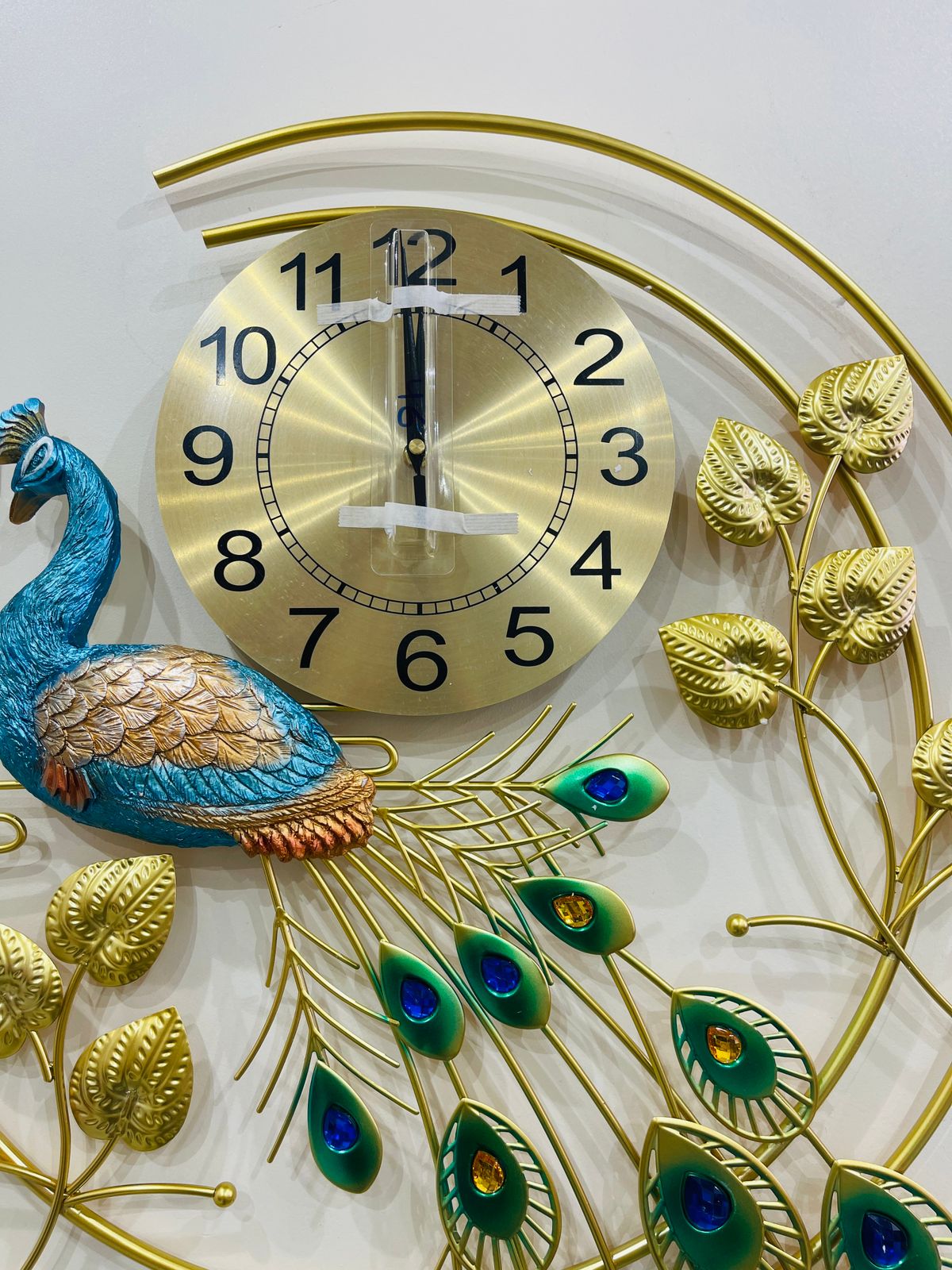 Elegant Peacock Wall Clock 🦚✨