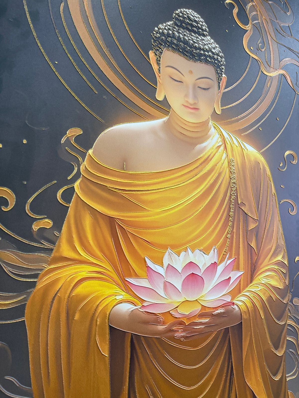 Bring peace, positivity, and elegance into your space with this stunning artwork of Gautama Buddha 🙏✨