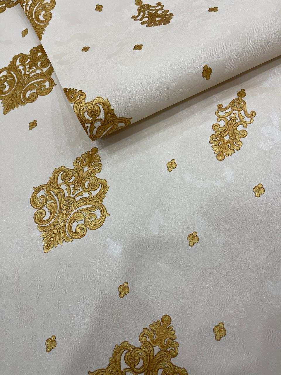 Elegant Golden Classic Wallpaper Design