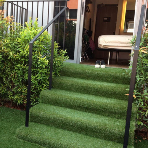 Green Stairs Happy Home (Artificial Landscape Turf for staircase BAG4016)