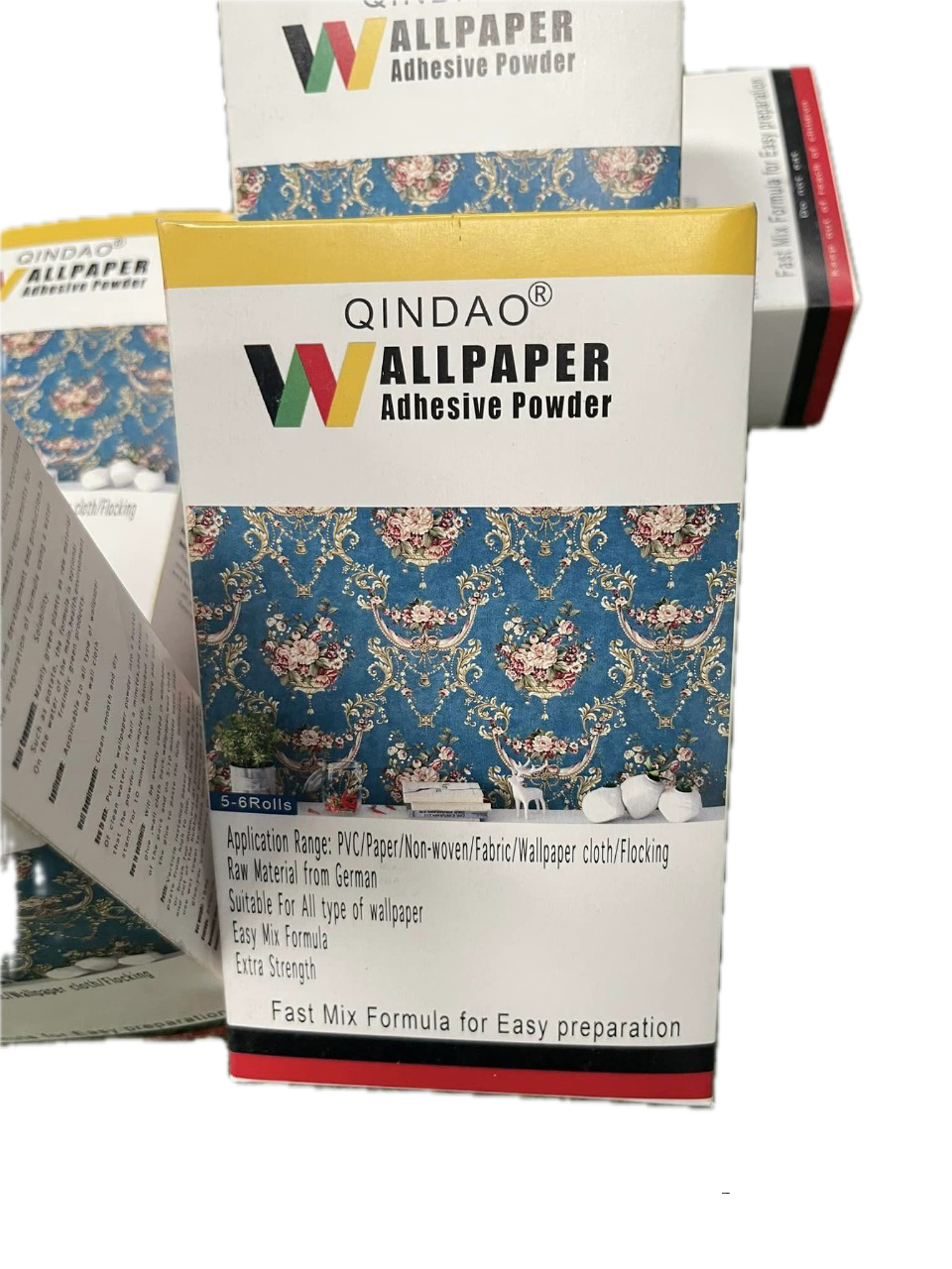 “Strong Powder Glue for Wallpaper, Wall Foam & PVC Tiles”