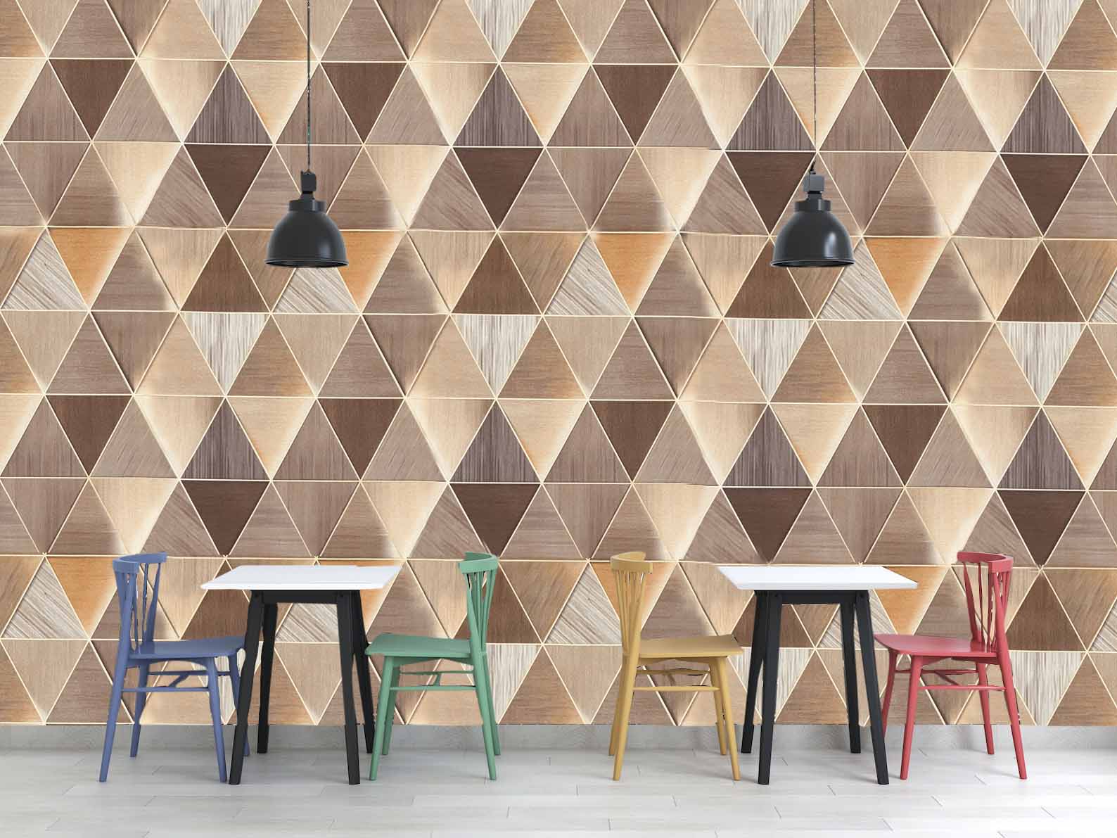 Geometric Triangle Pattern Wallpaper 💥
