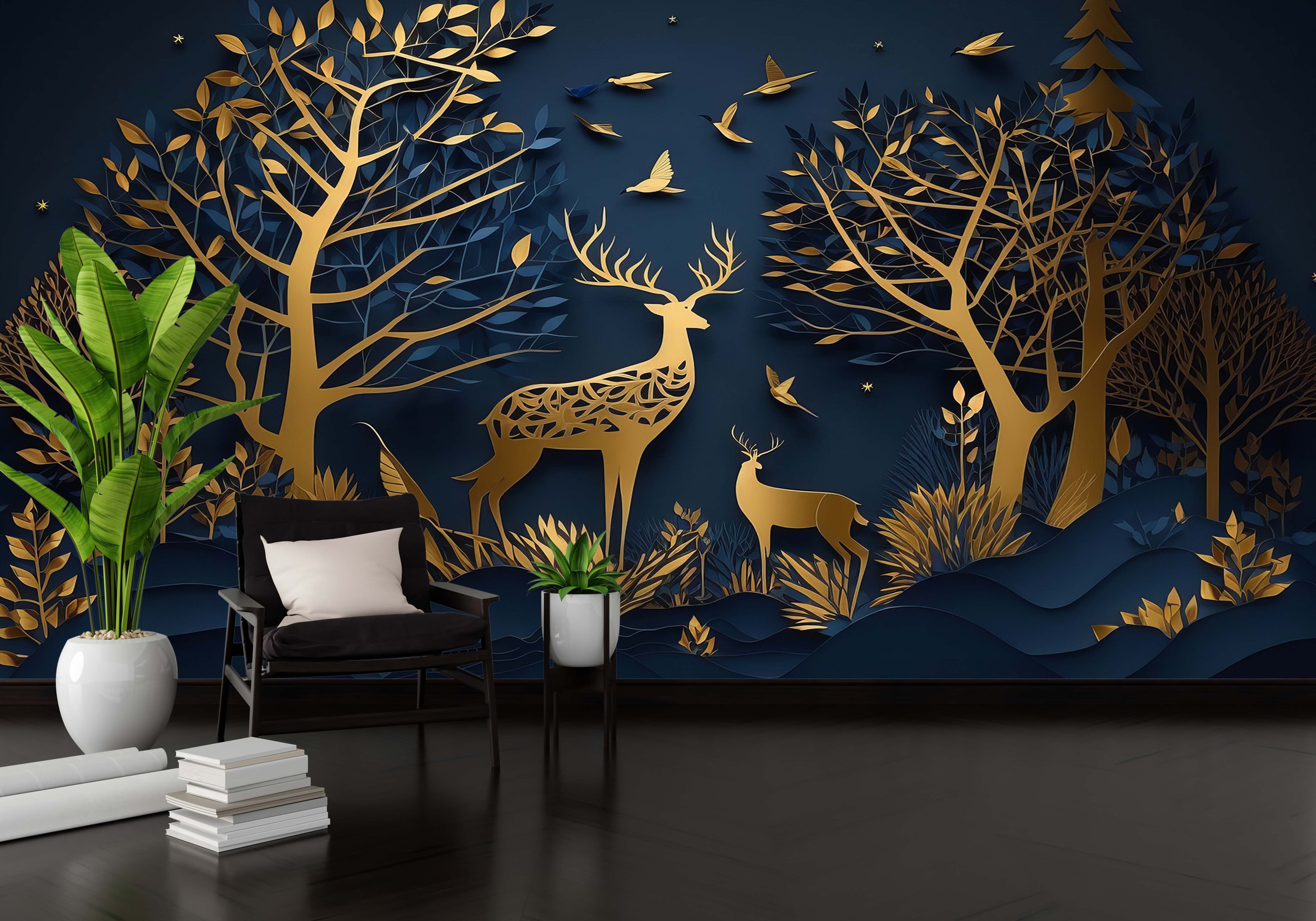 🦁 Bring Nature to Your Walls with Animal Wall Mural 🐘