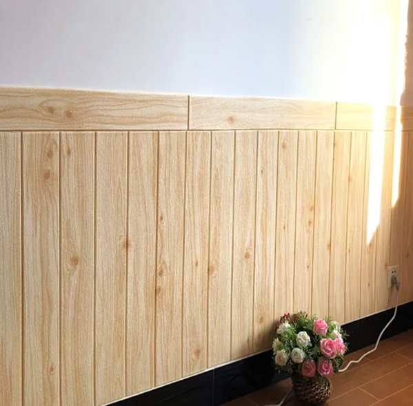 🤍 “Elegant White Wood Wall Foam for a Clean, Modern Look”