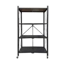4 Layer  Foldable Storage  Rack 💥Easy to move from one place to another.