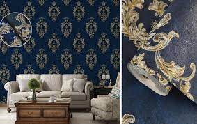 3D Royal Pattern Wallpaper For Room Decoration🏡