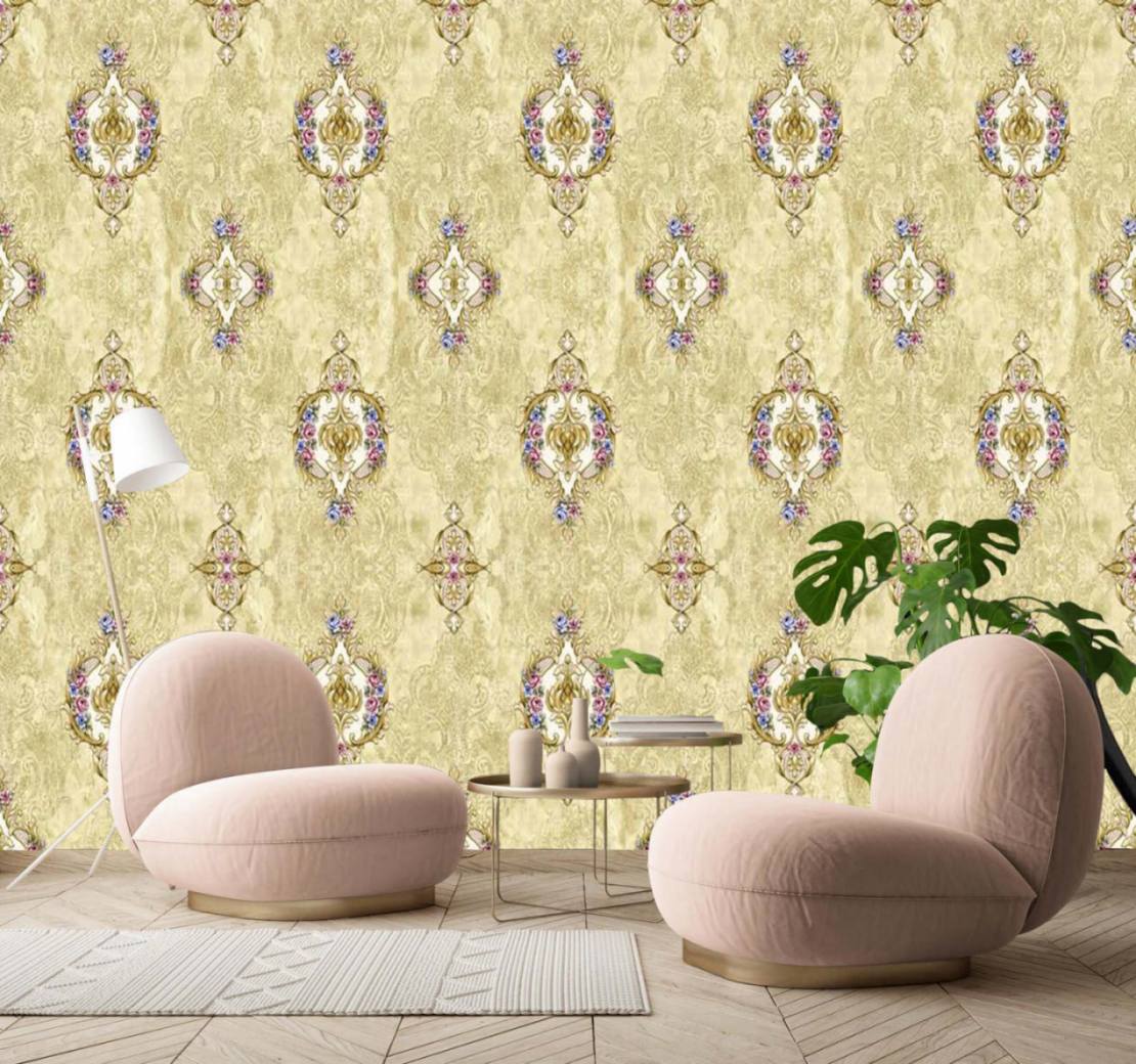 Walpaper is Luxurious Classic European Design with an Elegant and Royal Look.