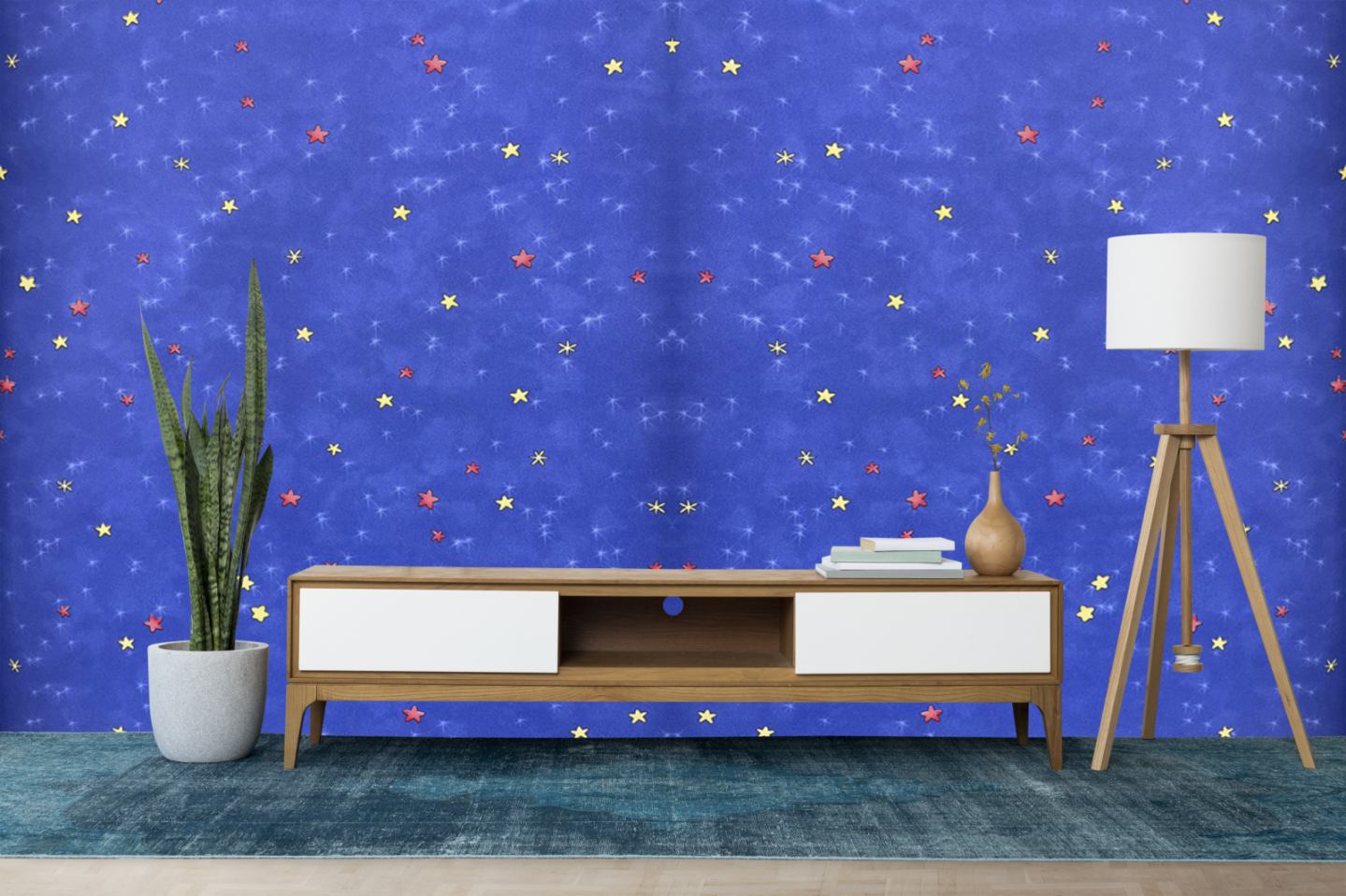 🌟 A Playful and Dreamy Starry-Night Design🌟