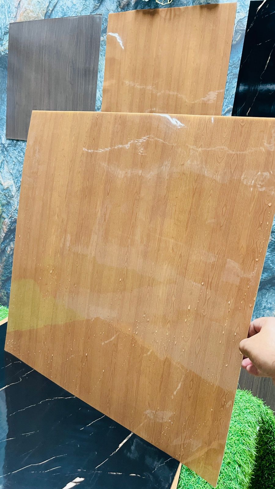 PVC Tile 60 X 60 CM Marbal vinyl  pvc self adhiesive wall stickers